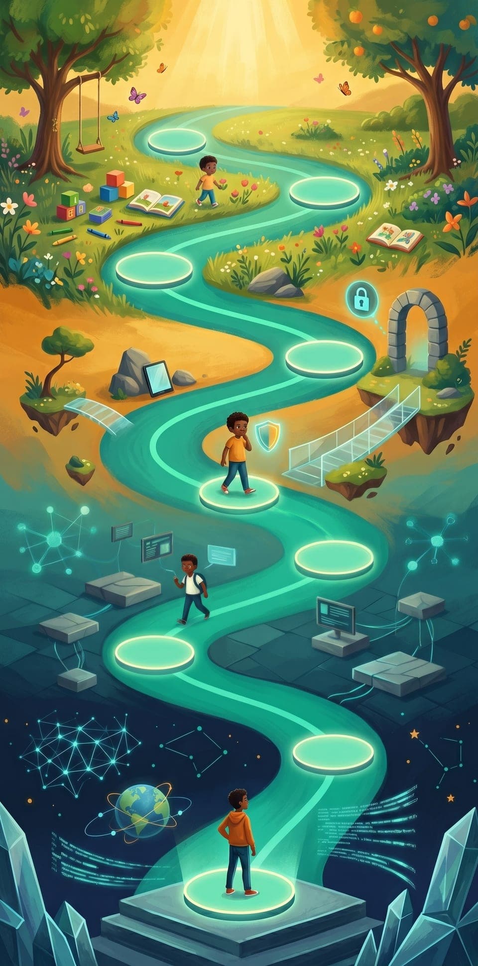 Jornada curricular do 1º ao 9º ano — estrada pedagógica contínua